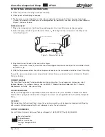 Preview for 2 page of Stryker Care-Free Companion CF300 Functional Check Instructions