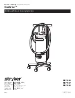 Preview for 1 page of Stryker CastVac REF 986 Maintenance Manual & Operating Instructions