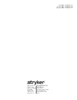 Preview for 14 page of Stryker CastVac REF 986 Maintenance Manual & Operating Instructions