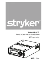 Предварительный просмотр 1 страницы Stryker Crossfire 2 Manual