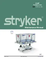 Preview for 1 page of Stryker CUB FL19F Maintenance Manual