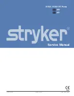 Предварительный просмотр 1 страницы Stryker EOLE DC 32" Service Manual