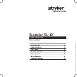 Preview for 1 page of Stryker Excelsior SL-10 PRE-SHARED Directions For Use Manual