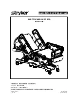 Stryker FL26E Maintenance Manual preview