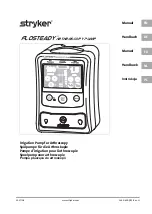 Stryker Flosteady Arthroscopy Pump 200 Manual preview