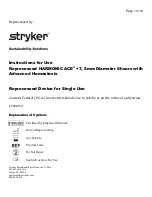 Preview for 1 page of Stryker Harmonic Ace+7 Instructions For Use Manual