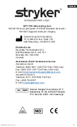 Preview for 39 page of Stryker HH1001 Main Arm Instructions For Use Manual