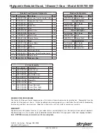 Preview for 2 page of Stryker Highpointe 4400-700-000 Quick Start Manual