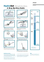 Preview for 1 page of Stryker HydroSet Step-By-Step Manual