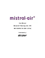 Stryker Mistral-Air Plus MA1100-PM User Manual предпросмотр