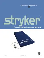 Stryker P100 Operation And Maintenance Manual preview