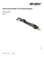 Preview for 1 page of Stryker Performance-LOAD Maintenance Manual