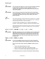 Preview for 14 page of Stryker PINPOINT PC9000 Operator'S Manual