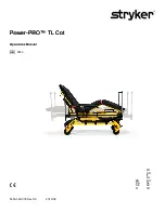 Preview for 1 page of Stryker Power-PRO TL Cot Operation Manual