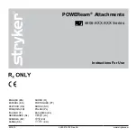 Preview for 1 page of Stryker POWEReam 4405 Series Instructions For Use Manual