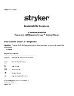 Stryker Reprocessed Ultrasonic Focus Instructions For Use preview