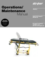 Preview for 1 page of Stryker Rugged EZ-PRO R4 6092 Operation & Maintenance Manual