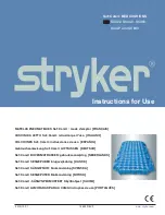 Stryker SC402 Instructions For Use Manual preview