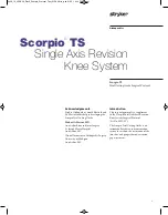 Preview for 2 page of Stryker Scorpio TS Manual