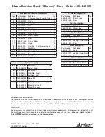 Preview for 2 page of Stryker Shaker 4400-840-000 Quick Start Manual