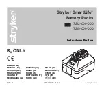 Stryker SmartLife 7212-000-000 Instructions For Use Manual предпросмотр