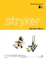 Stryker Stair-PRO Operation Manual preview