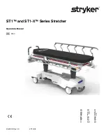 Stryker Stretcher ST1 Operation Manual preview