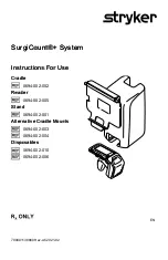 Preview for 1 page of Stryker SurgiCount+ Instructions For Use Manual