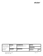 Preview for 1 page of Stryker System 6 6205-000-000 Instructions For Use Manual