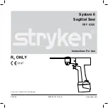 Stryker System 6 6208 Instructions For Use Manual preview