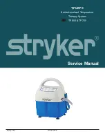 Stryker TP600 Service Manual preview