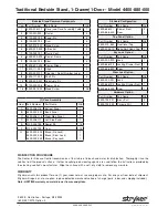 Preview for 2 page of Stryker Traditional 4400-880-000 Quick Start Manual