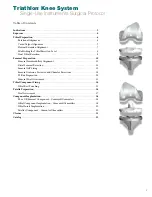 Preview for 3 page of Stryker Triathlon Surgical Manualline