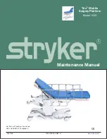 Stryker Trio 1033 Maintenance Manual preview