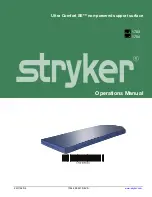 Preview for 5 page of Stryker Ultra Comfort SE 1703 Operation Manual