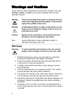 Preview for 5 page of Stryker VisionElect 240-030-930 User Manual