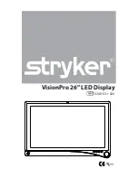 Preview for 1 page of Stryker VisionPro Manual