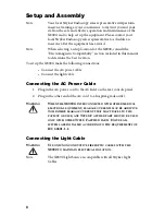 Preview for 10 page of Stryker X8000 User Manual