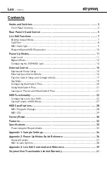 Предварительный просмотр 2 страницы Strymon Lex-rotary User Manual