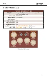 Preview for 31 page of Strymon Lex-rotary User Manual