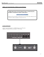 Предварительный просмотр 2 страницы Strymon MultiSwitch User Manual