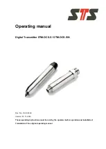 STS DTM.OCS.S Operating Manual preview