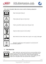 Preview for 4 page of STS STS815 Operating Manual