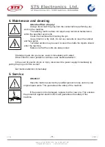 Preview for 12 page of STS STS815 Operating Manual