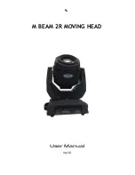 Preview for 1 page of STSLITE M Beam 2R MOVING HEAD User Manual