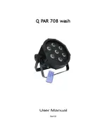 STSLITE Q PAR 708 wash User Manual preview