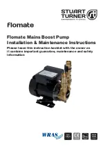 Предварительный просмотр 1 страницы Stuart Turner Flomate Mains Boost 46574 Installation & Maintenance Instructions Manual