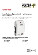 Preview for 1 page of Stuart Turner Stuart SPU 130 Mini Installation, Operation & Maintenance Instructions Manual