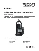 Stuart Turner Supersub 150VA Installation, Operation & Maintenance Instructions Manual preview