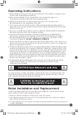 Preview for 5 page of Stuart Microcentrifuge 8500 Operator'S Manual